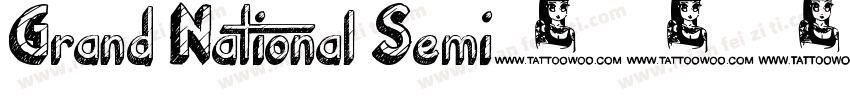 Grand National Semi-字体转换